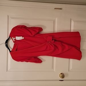 Red cap sleeve dress by Speechless sz M NWT